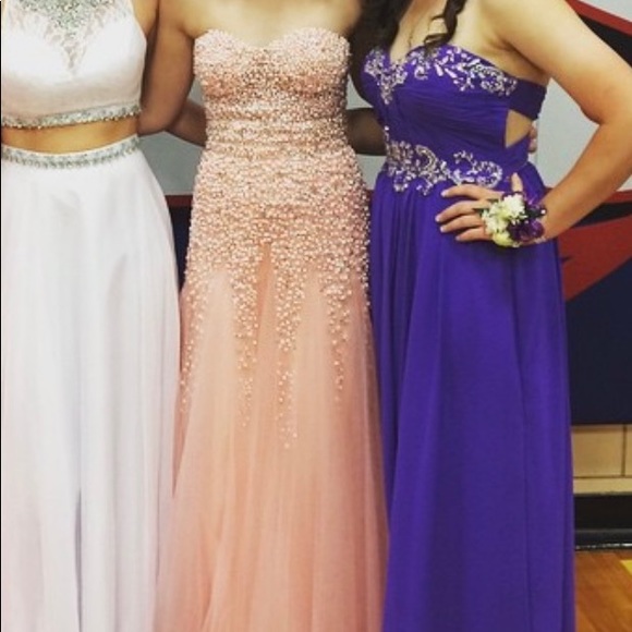 Dresses Size 0 Beaded Prom Dress Poshmark